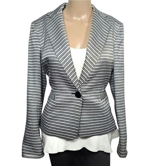 Black Label by Evan Picone one button Blazer - Picture 1 of 10